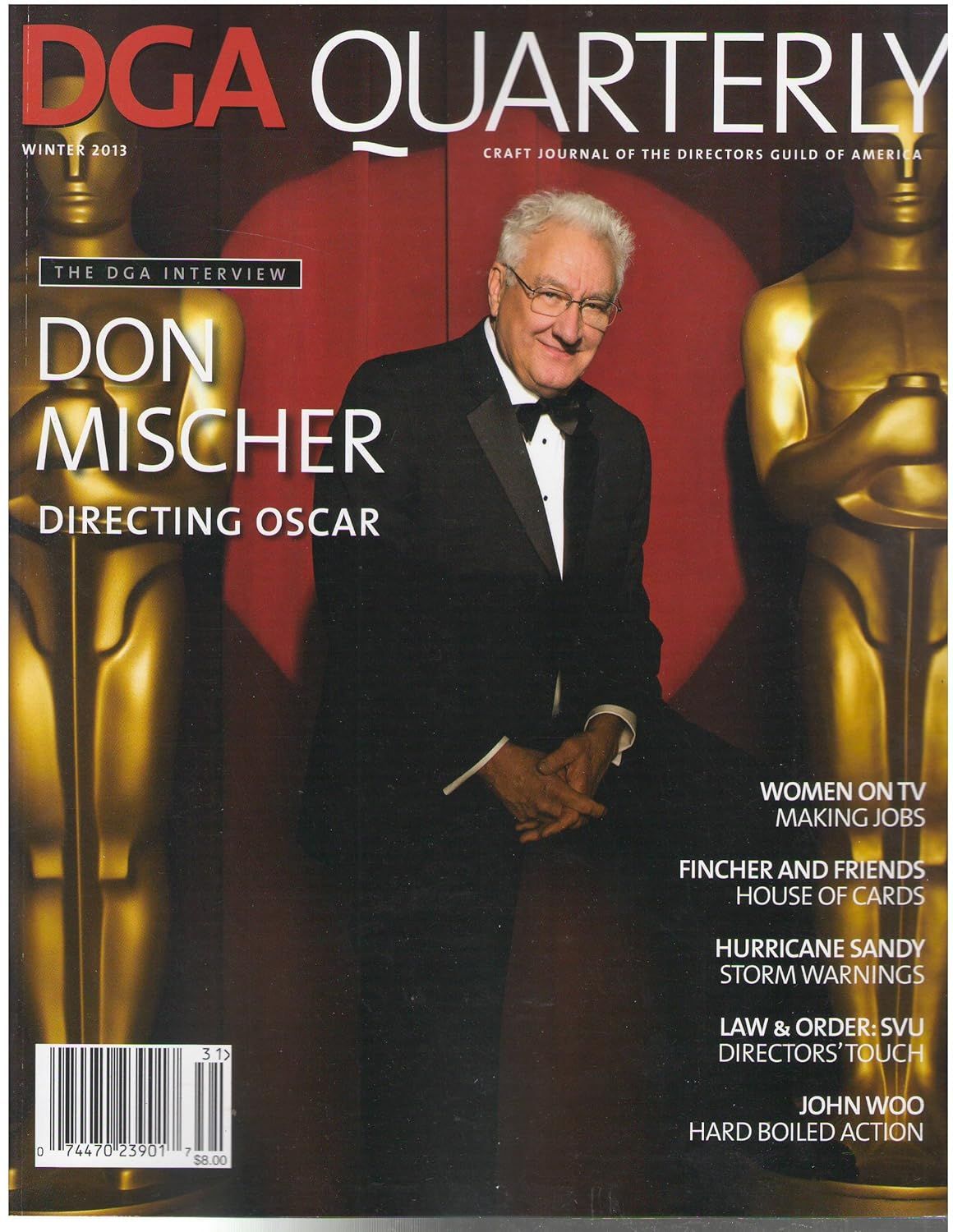 DGA QUARTERLY magazine cover Winter 2013