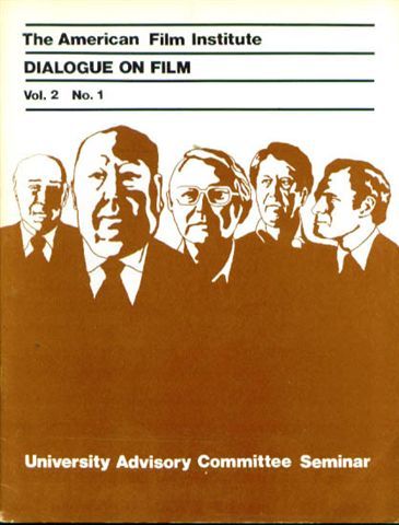DIALOGUE ON FILM magazine cover Issue 11 Vol 2 #1 November 1972