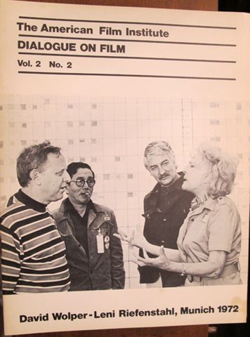 DIALOGUE ON FILM magazine cover Issue 12 Vol 2 #2 December 1972
