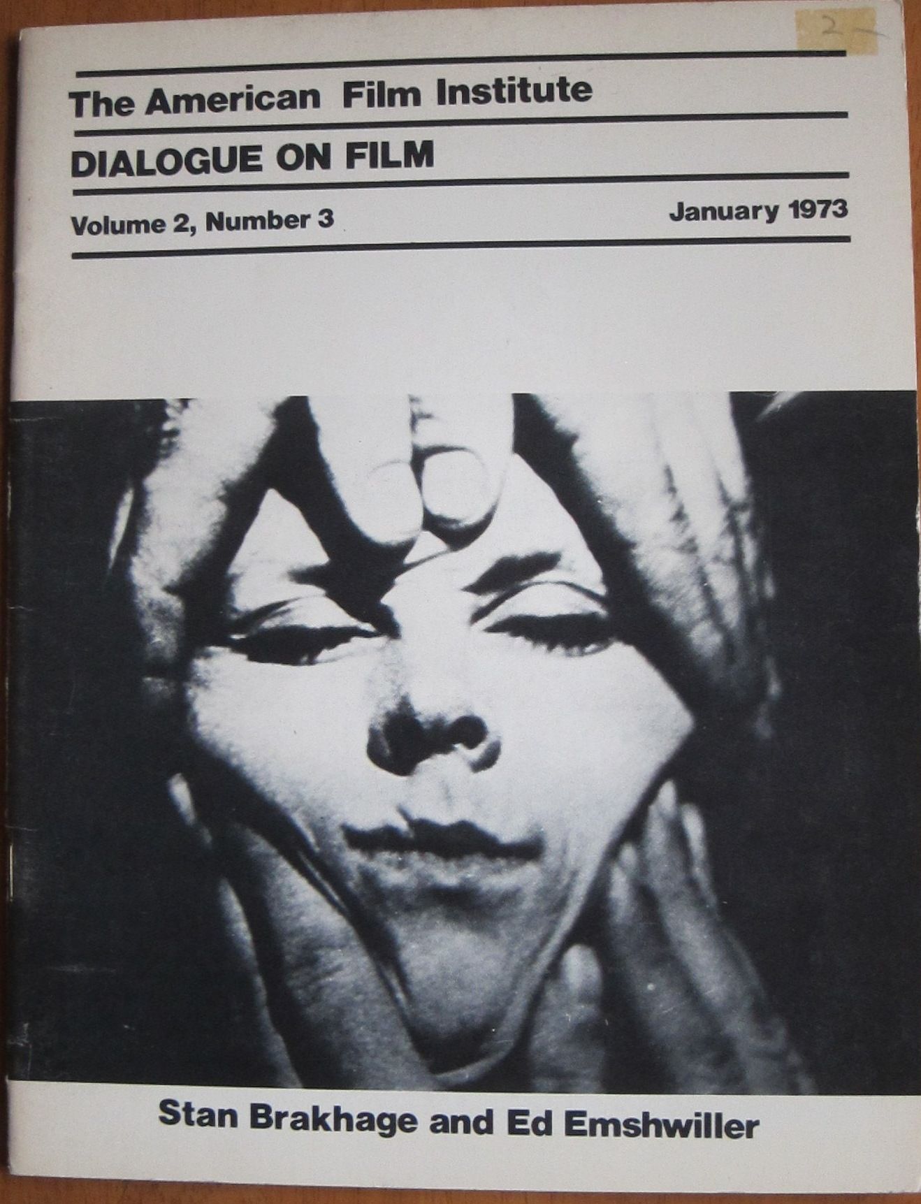 DIALOGUE ON FILM magazine cover Issue 13 Vol 2 #3 January 1973