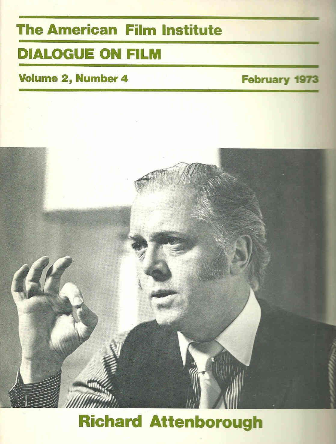 DIALOGUE ON FILM magazine cover Issue 14 Vol 2 #4 February 1973