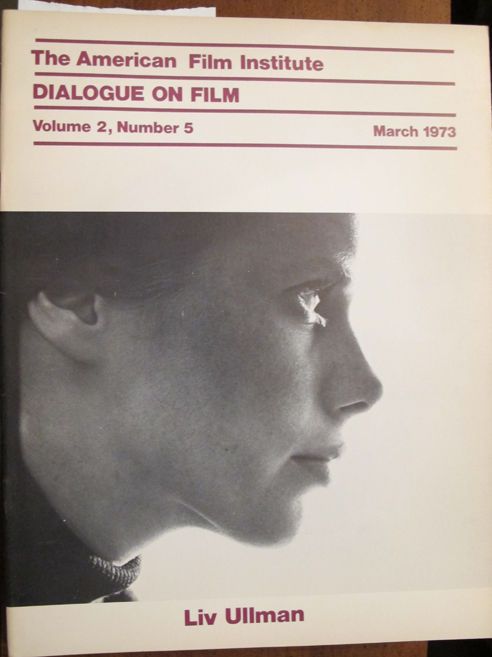 DIALOGUE ON FILM magazine cover Issue 15 Vol 2 #5 March 1973
