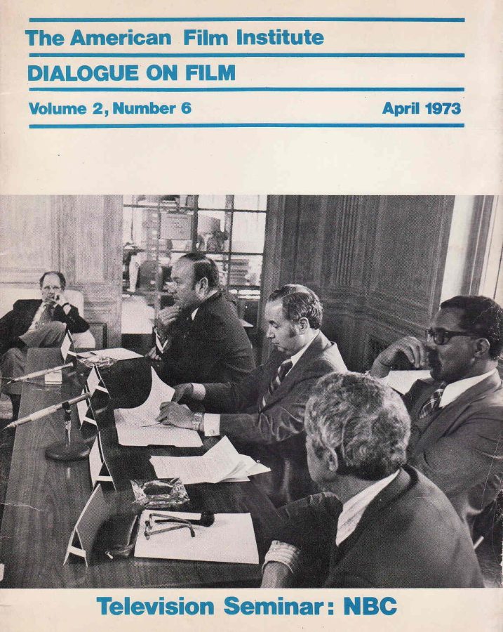 DIALOGUE ON FILM magazine cover Issue 16 Vol 2 #6 April 1973
