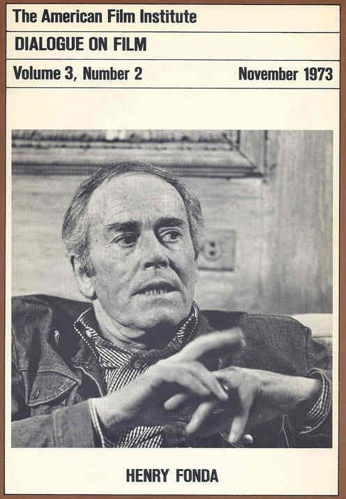 DIALOGUE ON FILM magazine cover Issue 22 Vol 3 #2 November 1973
