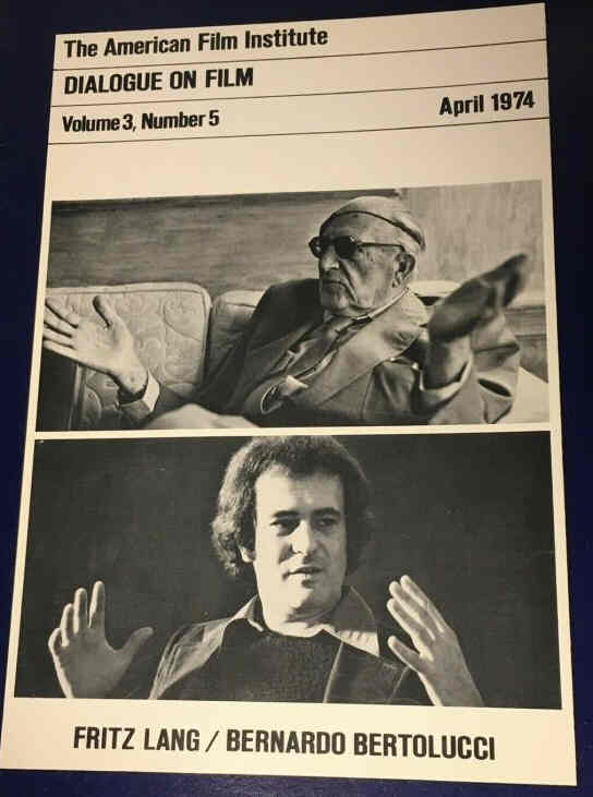 DIALOGUE ON FILM magazine cover Issue 25 Vol 3 #5 April 1974