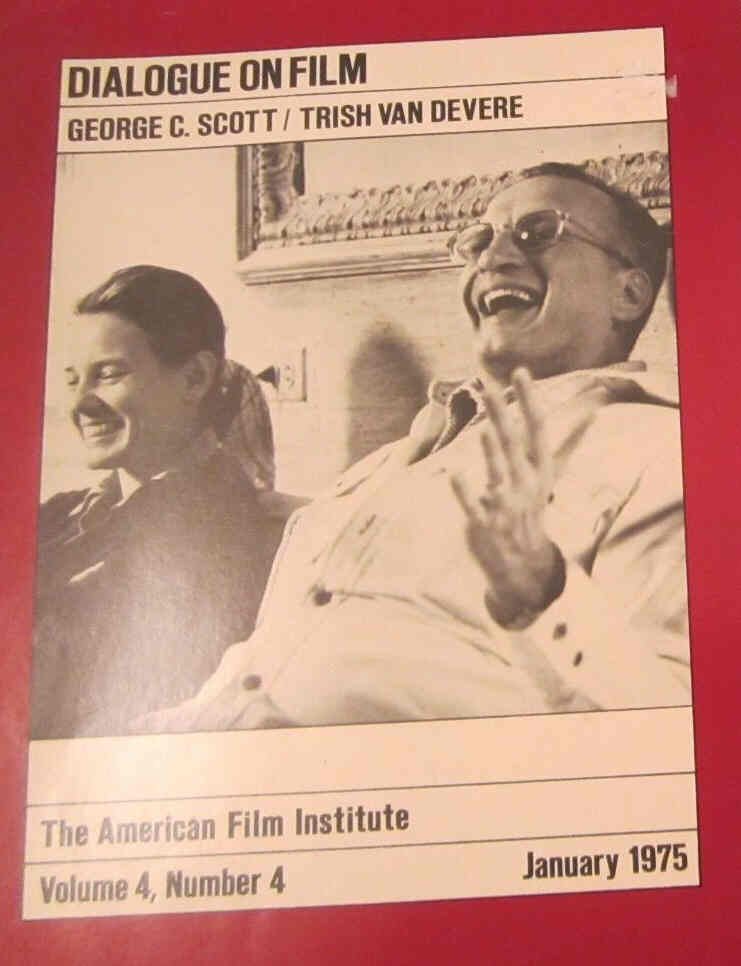 DIALOGUE ON FILM magazine cover Issue 32 Vol 4 #4 January 1975