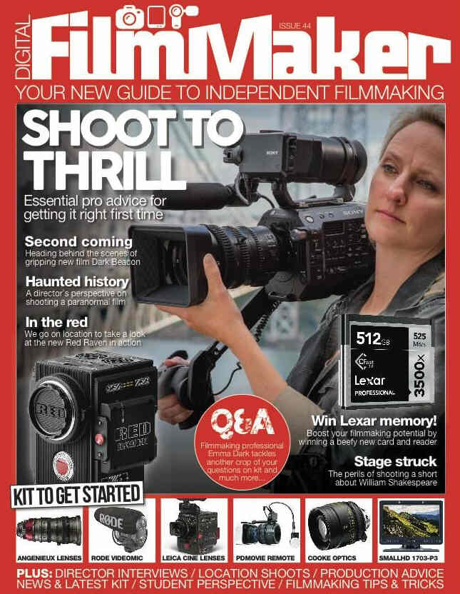 DIGITAL FILMMAKER magazine cover Issue 44 March 2017