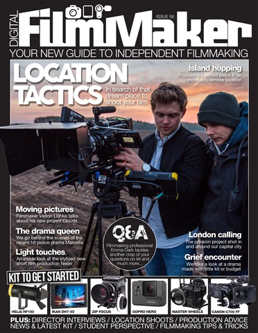 DIGITAL FILMMAKER magazine cover Issue 56  June 2018