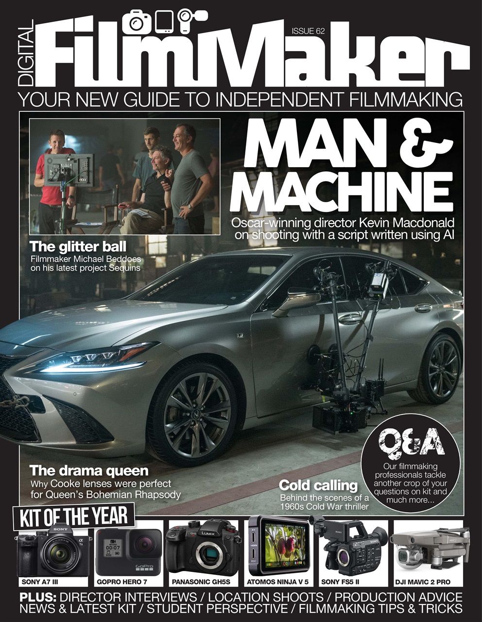 DIGITAL FILMMAKER magazine side cover Issue 62  December 2018
