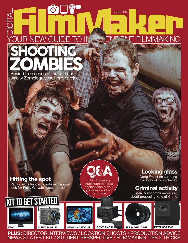 DIGITAL FILMMAKER magazine side cover Issue 66  April 2019