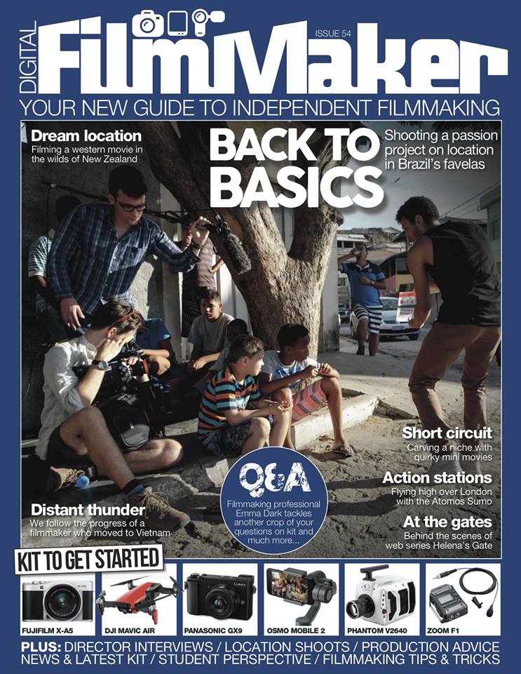 DIGITAL FILMMAKER magazine cover Issue 54  February 2018