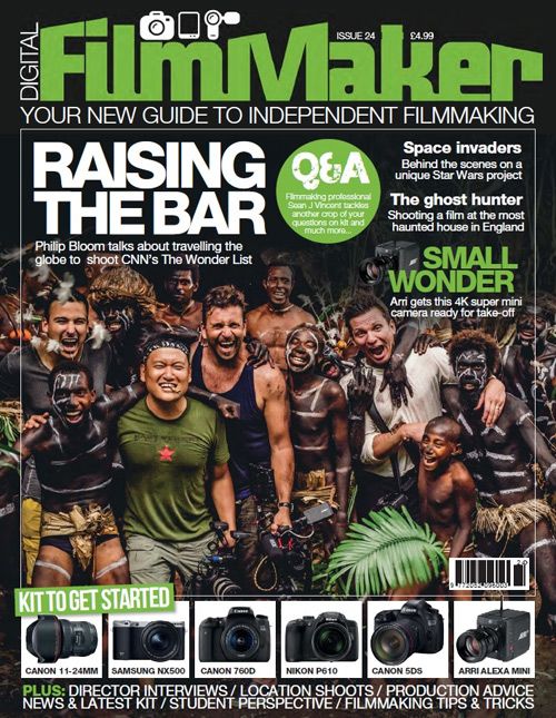 DIGITAL FILMMAKER magazine side cover Issue 24 March 2015