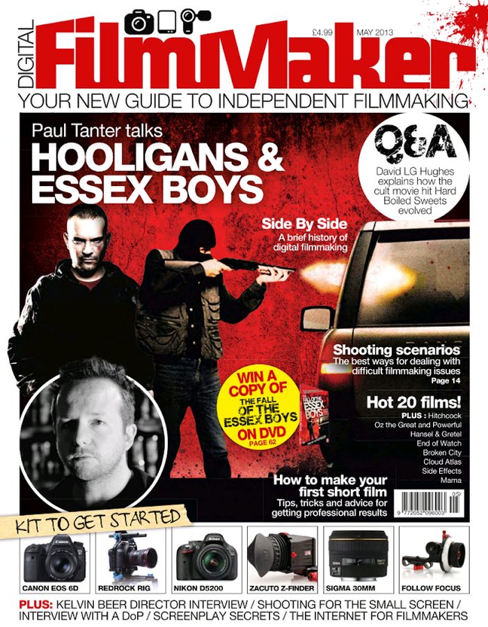 DIGITAL FILMMAKER magazine side cover Issue 3 May 2013