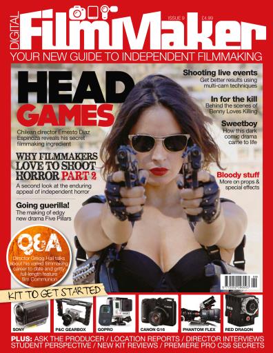 DIGITAL FILMMAKER magazine side cover Issue 9 November 2013