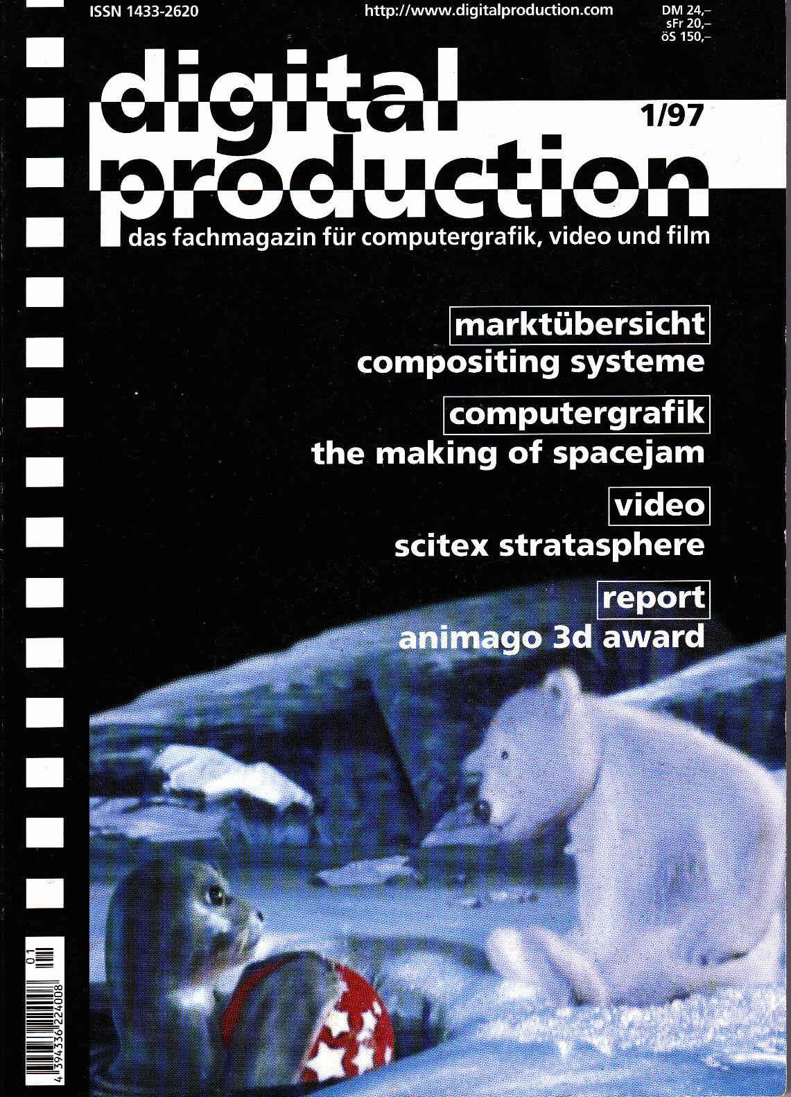 DIGITAL PRODUCTION magazine cover January/February 1997