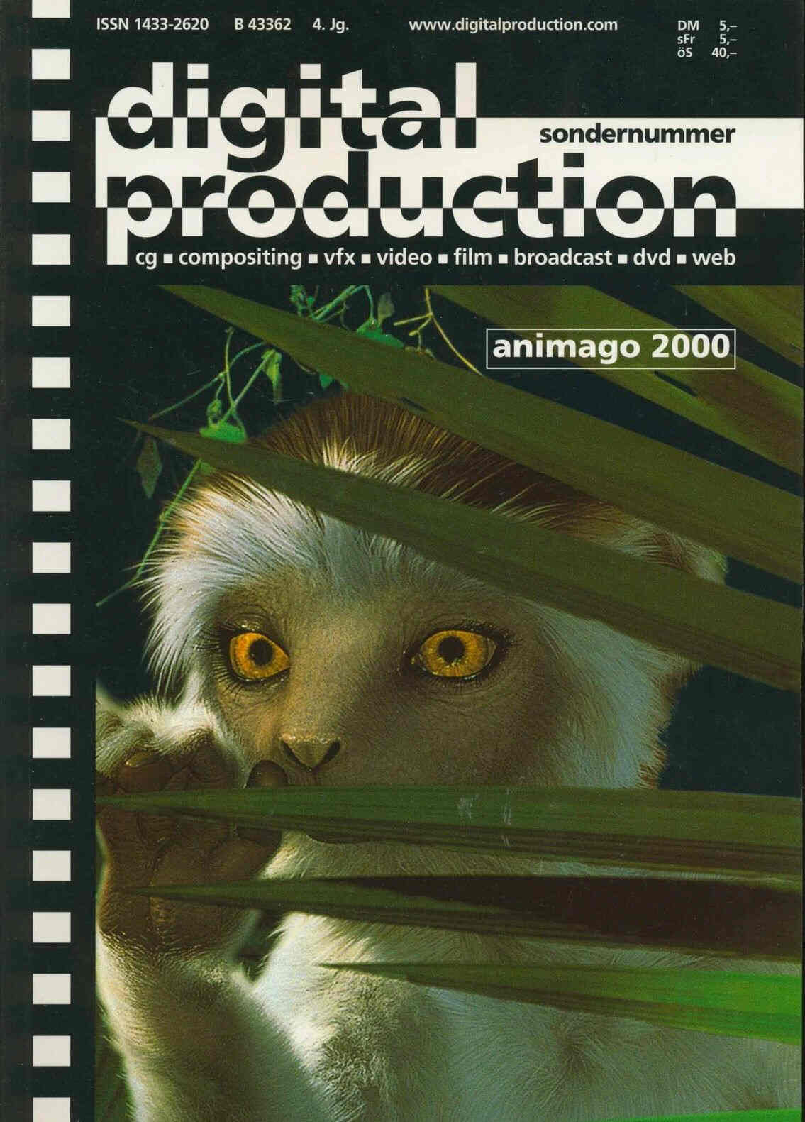 DIGITAL PRODUCTION magazine cover April 2000