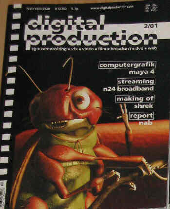 DIGITAL PRODUCTION magazine cover March/April 2001