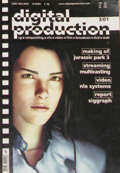 DIGITAL PRODUCTION magazine cover May/June 2001