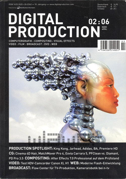 DIGITAL PRODUCTION magazine cover March/April 2006
