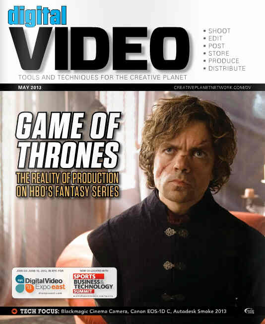 DIGITAL VIDEO magazine cover May 2013