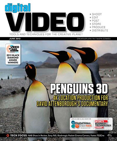 DIGITAL VIDEO magazine cover June 2013