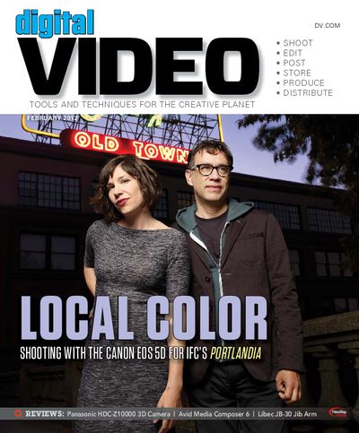DIGITAL VIDEO magazine cover February 2012