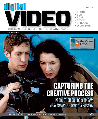 DIGITAL VIDEO magazine cover August 2012