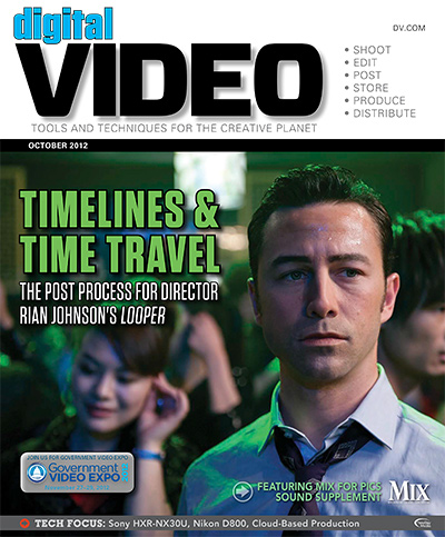 DIGITAL VIDEO magazine cover October 2012