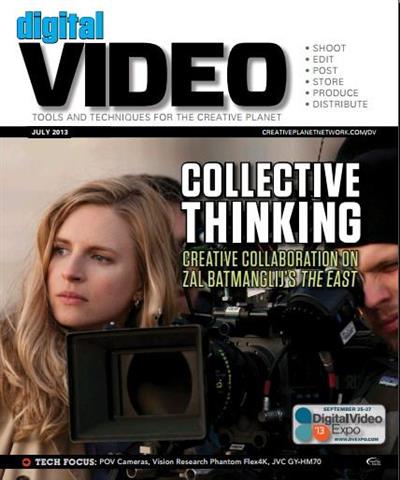 DIGITAL VIDEO magazine cover July 2013