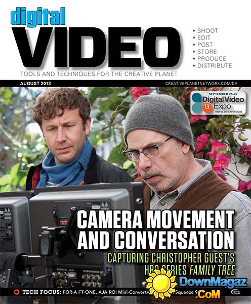 DIGITAL VIDEO magazine cover August 2013