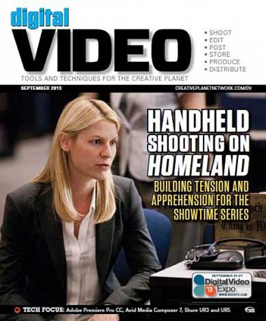 DIGITAL VIDEO magazine cover September 2013