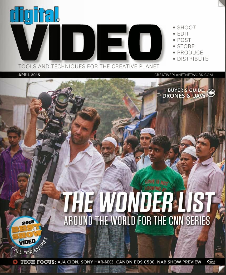DIGITAL VIDEO magazine cover April 2015