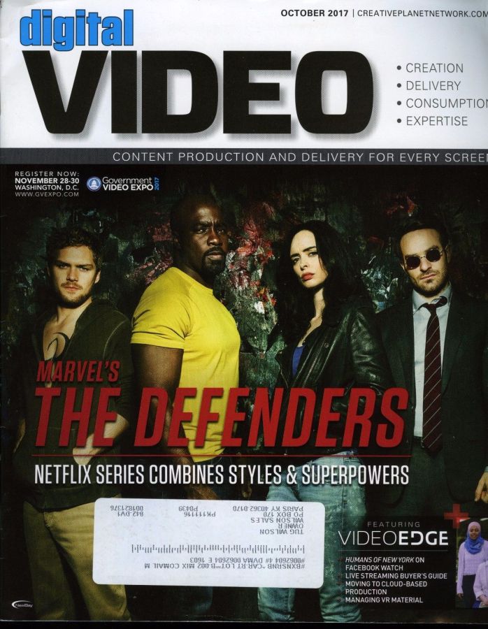 DIGITAL VIDEO magazine cover  October 2017