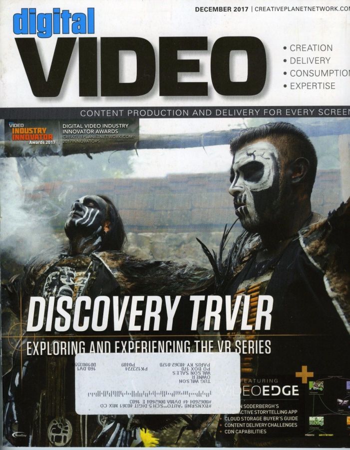 DIGITAL VIDEO magazine cover  December 2017