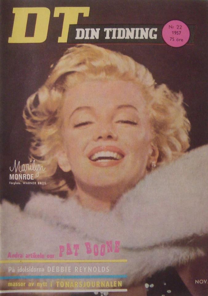 DIN TIDNING magazine cover Issue 22 November 1957