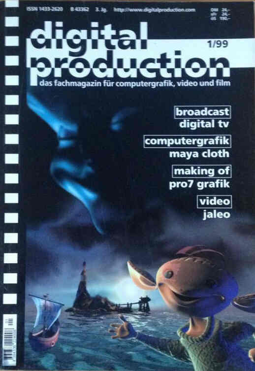 DIGITAL PRODUCTION magazine side cover Issue 1  January 1999