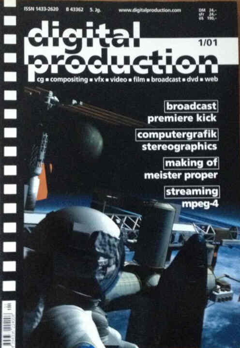 DIGITAL PRODUCTION magazine side cover Issue 1  January 2001