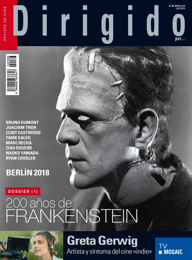 DIRIGIDO POR... magazine side cover Issue 486  March 2018