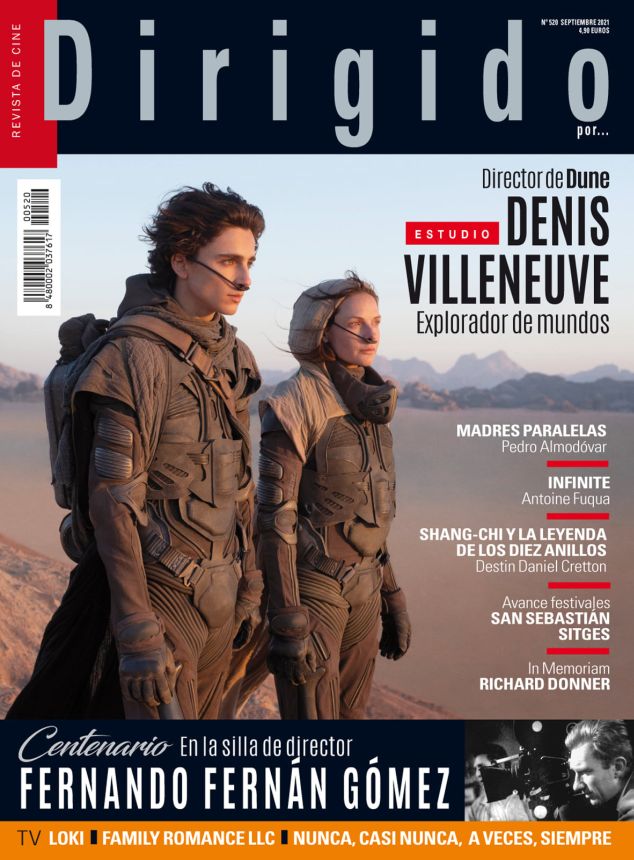 DIRIGIDO POR... magazine cover Issue 520  September 2021