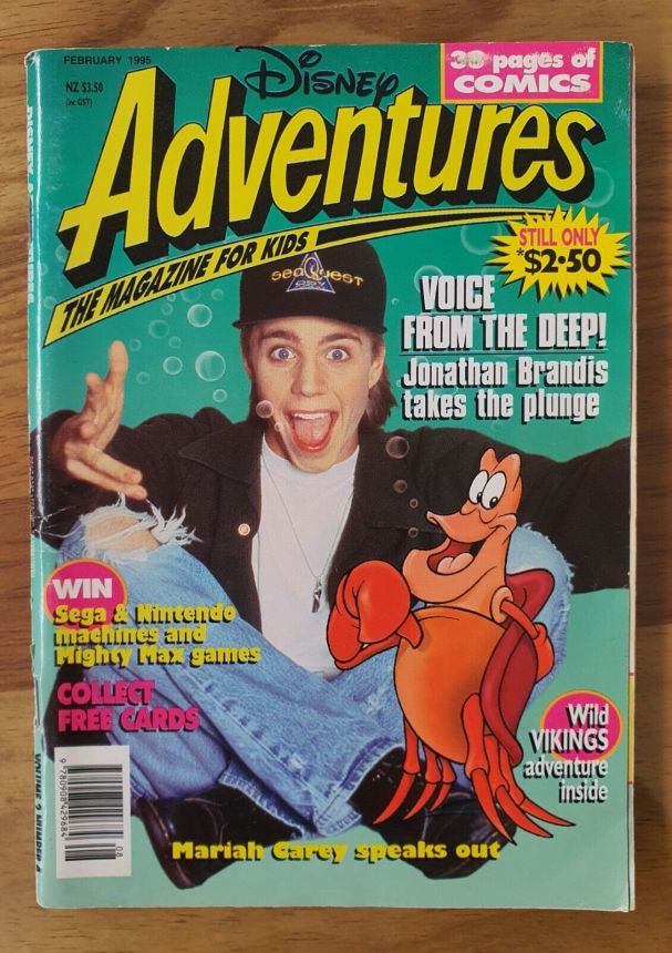 DISNEY ADVENTURES (AU) magazine cover  February 1995