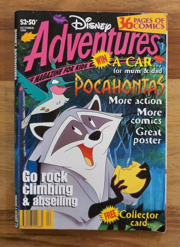 DISNEY ADVENTURES (AU) magazine cover  October 1995