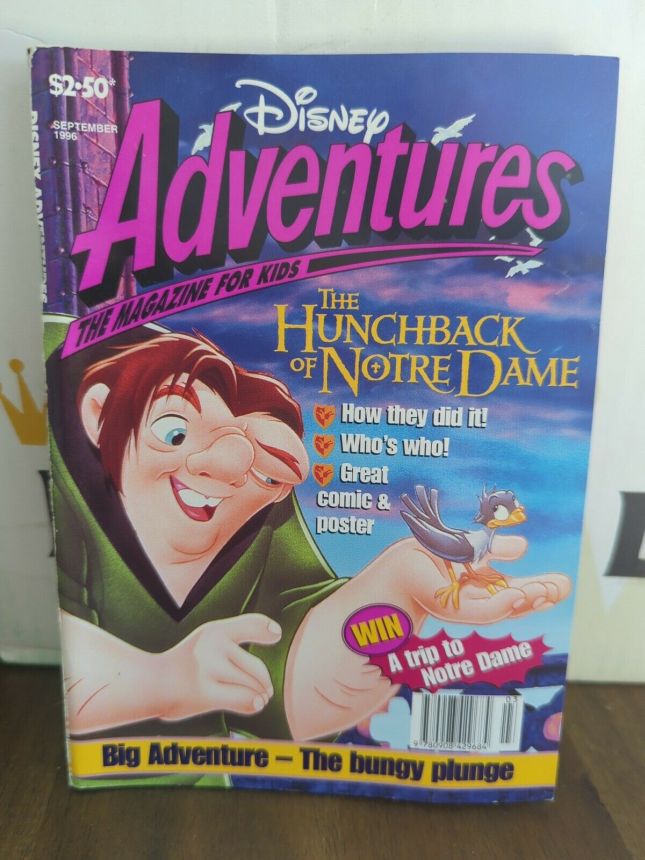 DISNEY ADVENTURES (AU) magazine cover  September 1996
