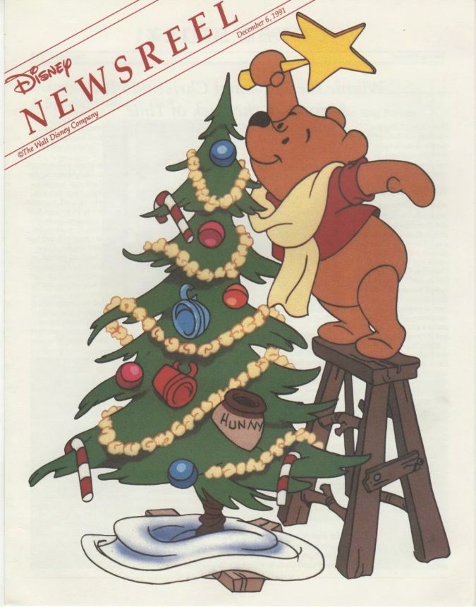 DISNEY NEWSREEL magazine cover 6 December 1991