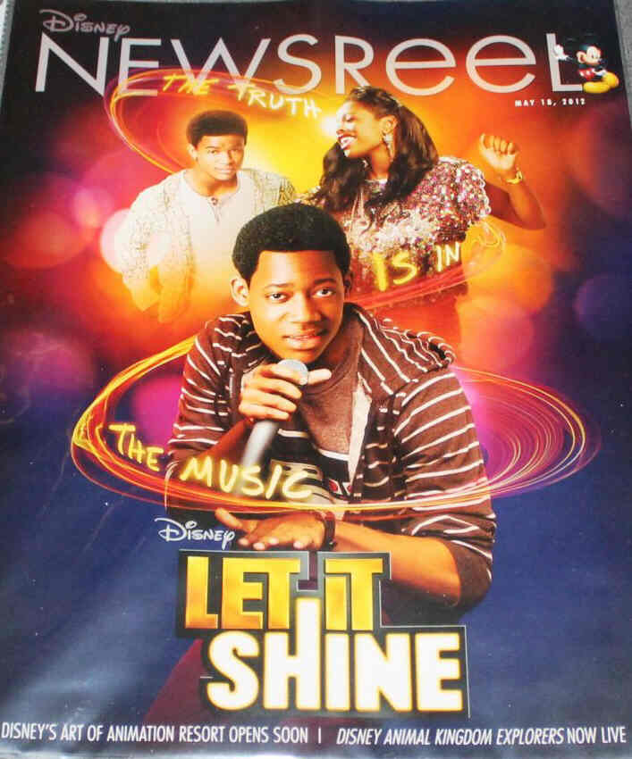 DISNEY NEWSREEL magazine side cover 18 May 2012