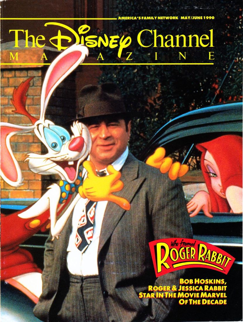 DISNEY CHANNEL magazine side cover  May/June 1990