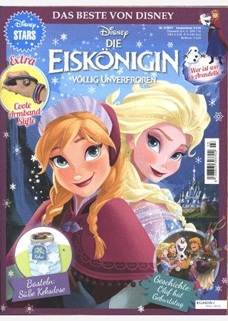 DISNEY STARS magazine side cover Issue 3   2017