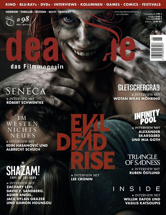 DEADLINE magazine cover Issue 98  March/April 2023