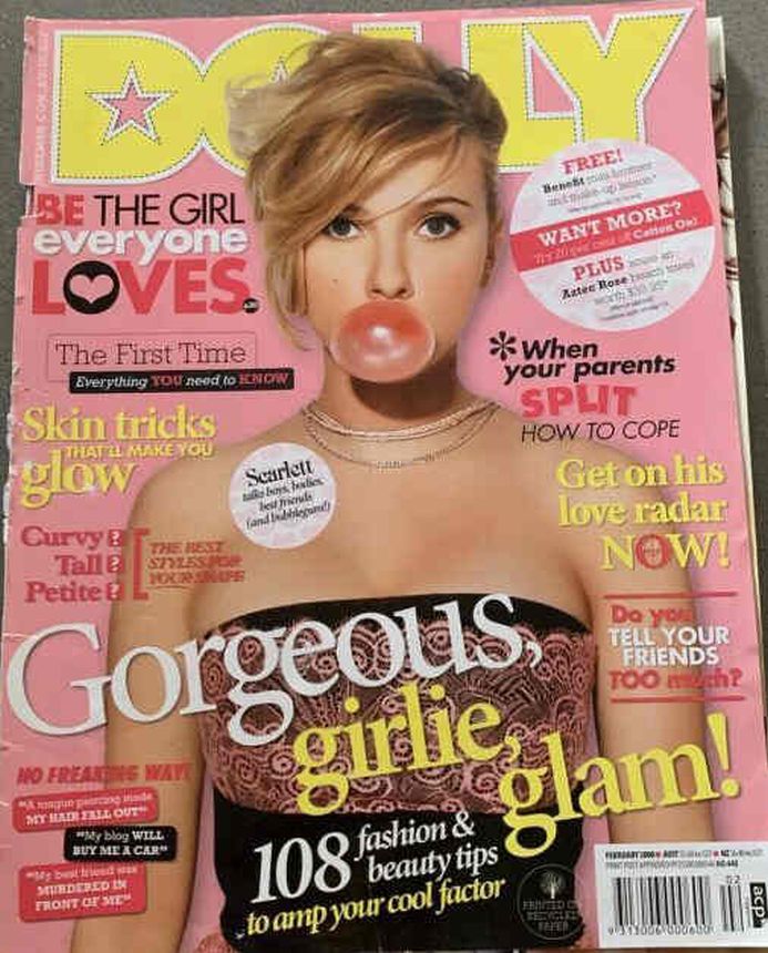 DOLLY magazine cover  February 2008