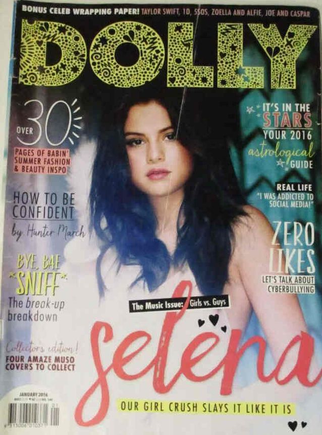 DOLLY magazine cover  January 2016