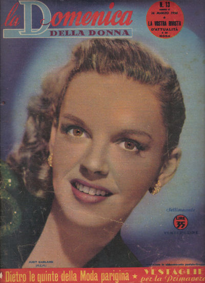 LA DOMENICA DELLA DONNA magazine cover 26 March 1950